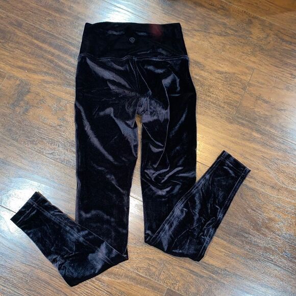 Lululemon Wunder Lounge High Rise Tight Velvet Black - Picture 4 of 12
